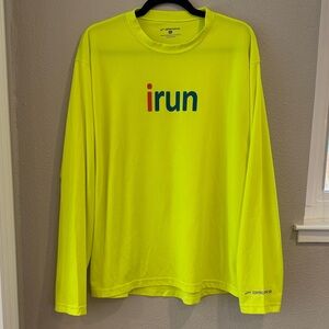 Brooks Vibrant Yellow Long Sleeve running Top